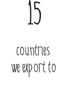 15 countries we export to