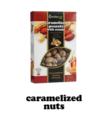 Caramelized nuts