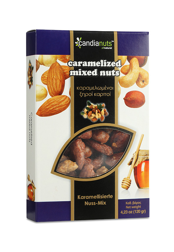 Caramelized Nuts CANDIA NUTS Dry Nuts, Honey & Nutsbars Wholesome